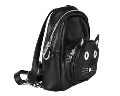 T.U.K. Shoes BG10 TUKskin Black Kitty MIni Backpack BG10