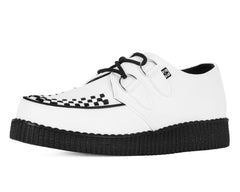 T.U.K. Shoes F9673 White TUKskin™ Viva Low Creeper