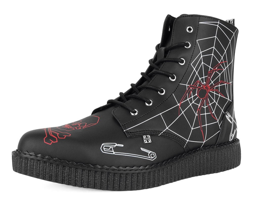 T.U.K. Shoes A3298 Eliza Sidney X T.U.K. Pointed Creeper Boot