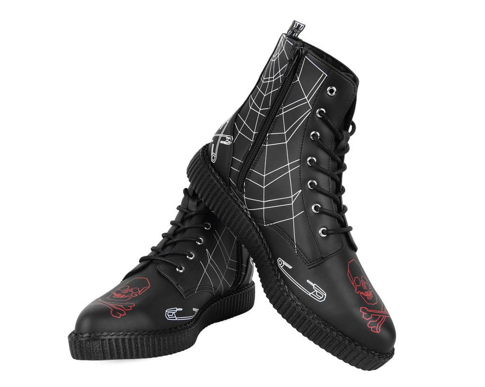 T.U.K. Shoes A3298 Eliza Sidney X T.U.K. Pointed Creeper Boot
