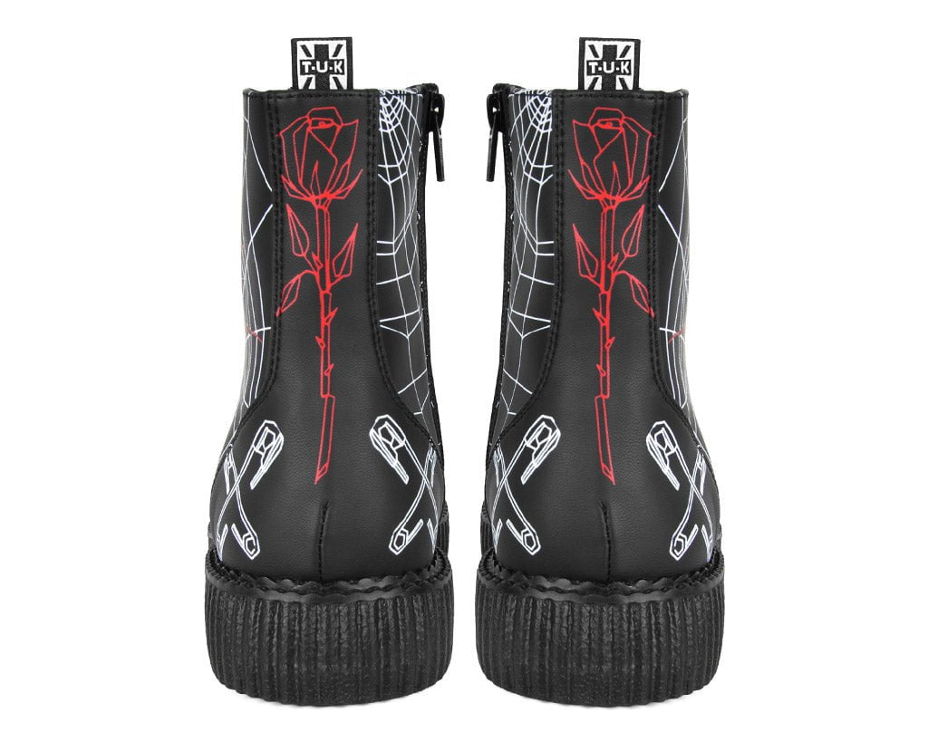 T.U.K. Shoes A3298 Eliza Sidney X T.U.K. Pointed Creeper Boot