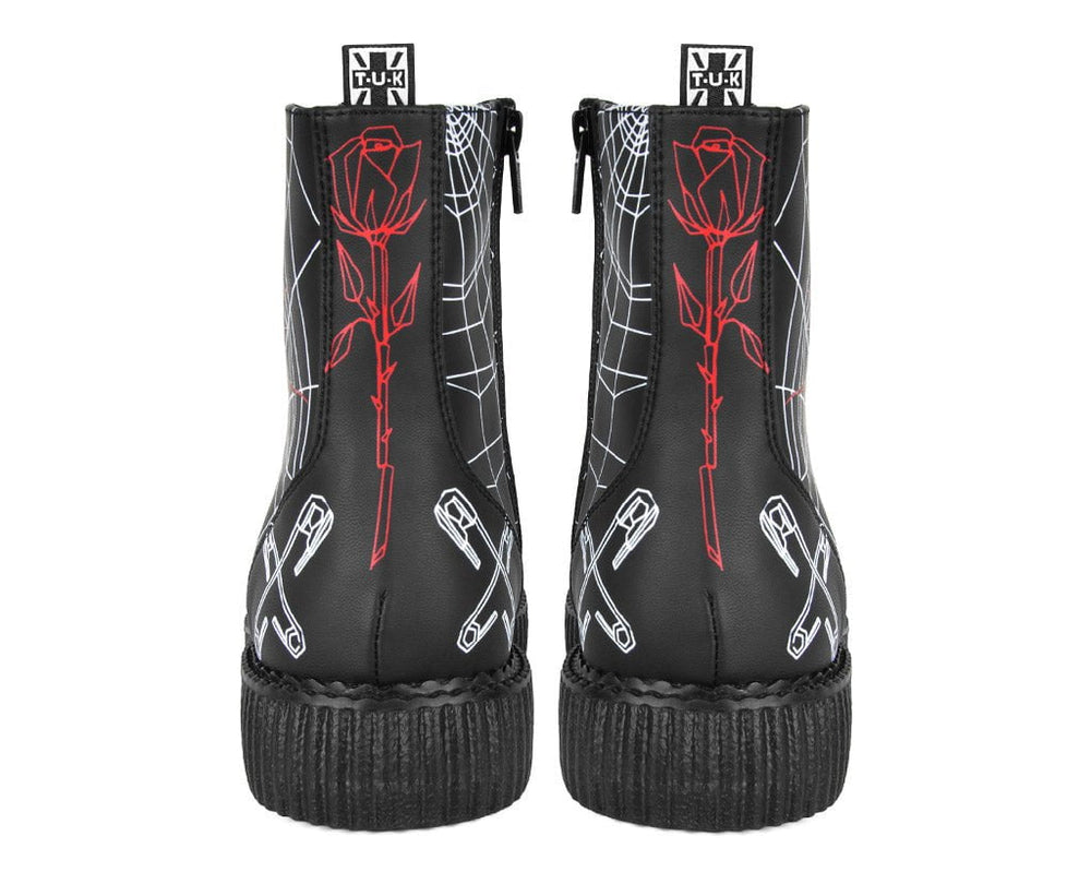 T.U.K. Shoes A3298 Eliza Sidney X T.U.K. Pointed Creeper Boot