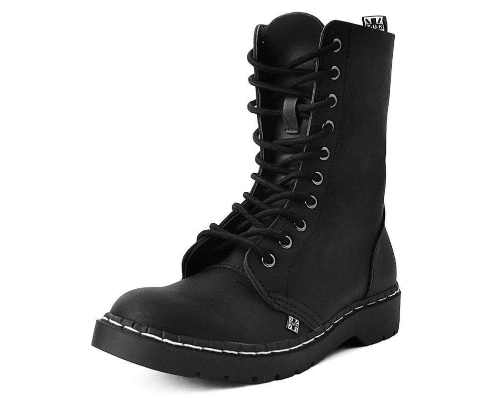 T.U.K. Shoes A9647 Black 10-Eye Gibson Boot