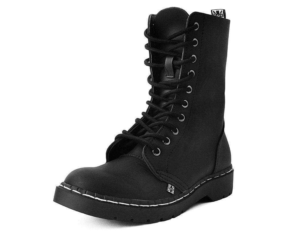 T.U.K. Shoes A9647 Black 10-Eye Gibson Boot