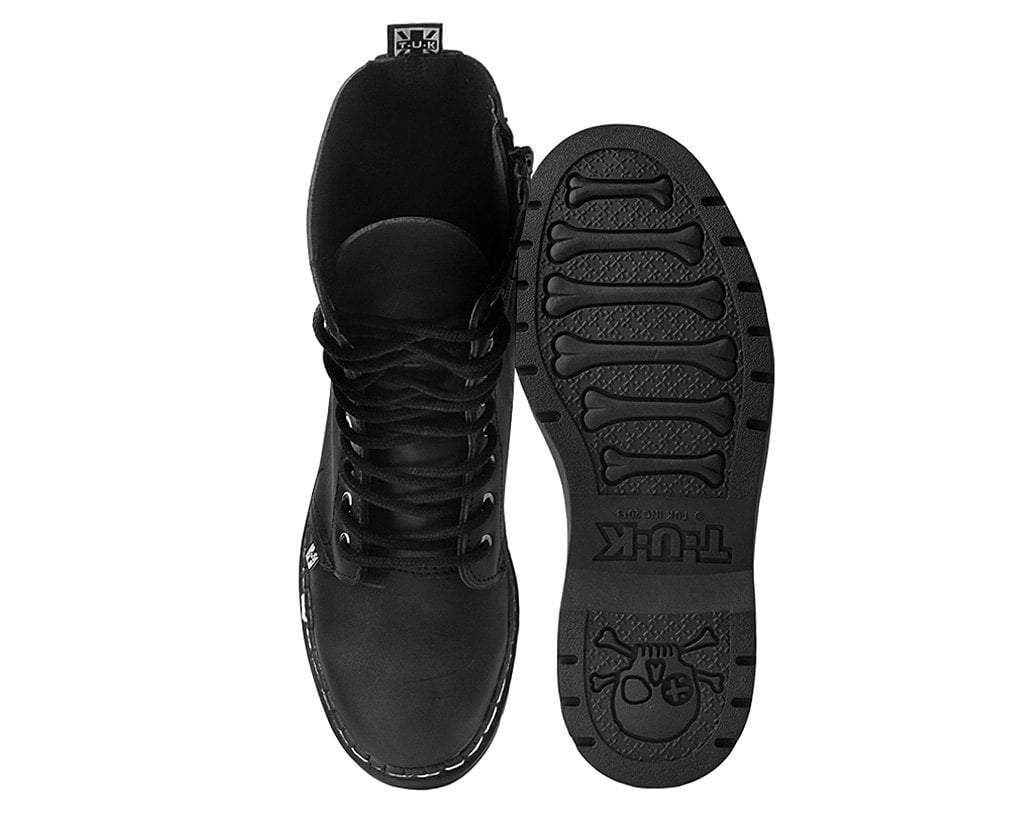T.U.K. Shoes A9647 Black 10-Eye Gibson Boot