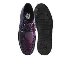 T.U.K. Shoes F9857 Burgundy Rub-Off TUKskin™ Viva Low Creeper
