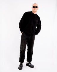 T.U.K. Shoes G3391 Black Leather Union Jack Vintage Mondo Creeper