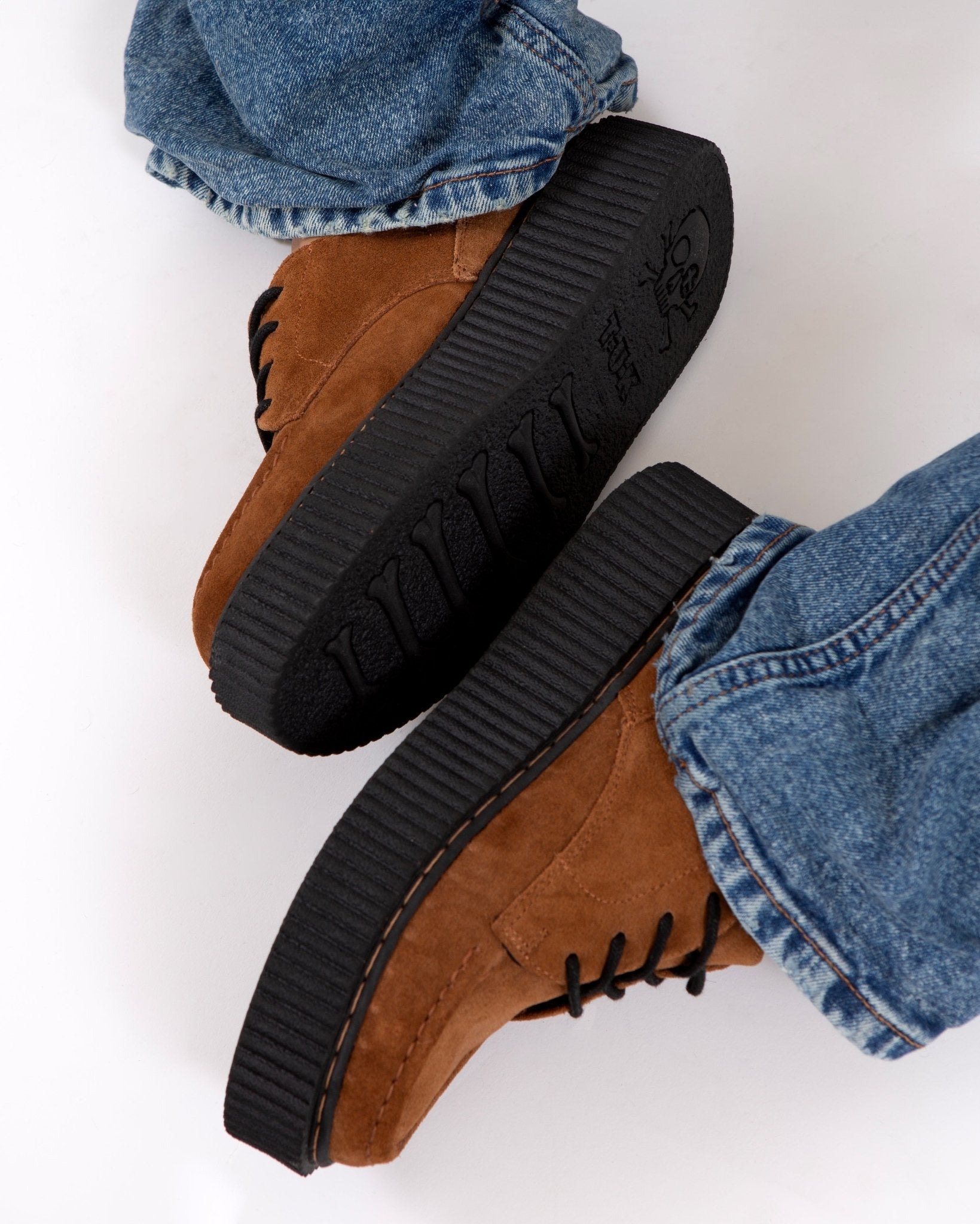 T.U.K. Shoes G3393 Brown Suede Vintage Mondo Creeper