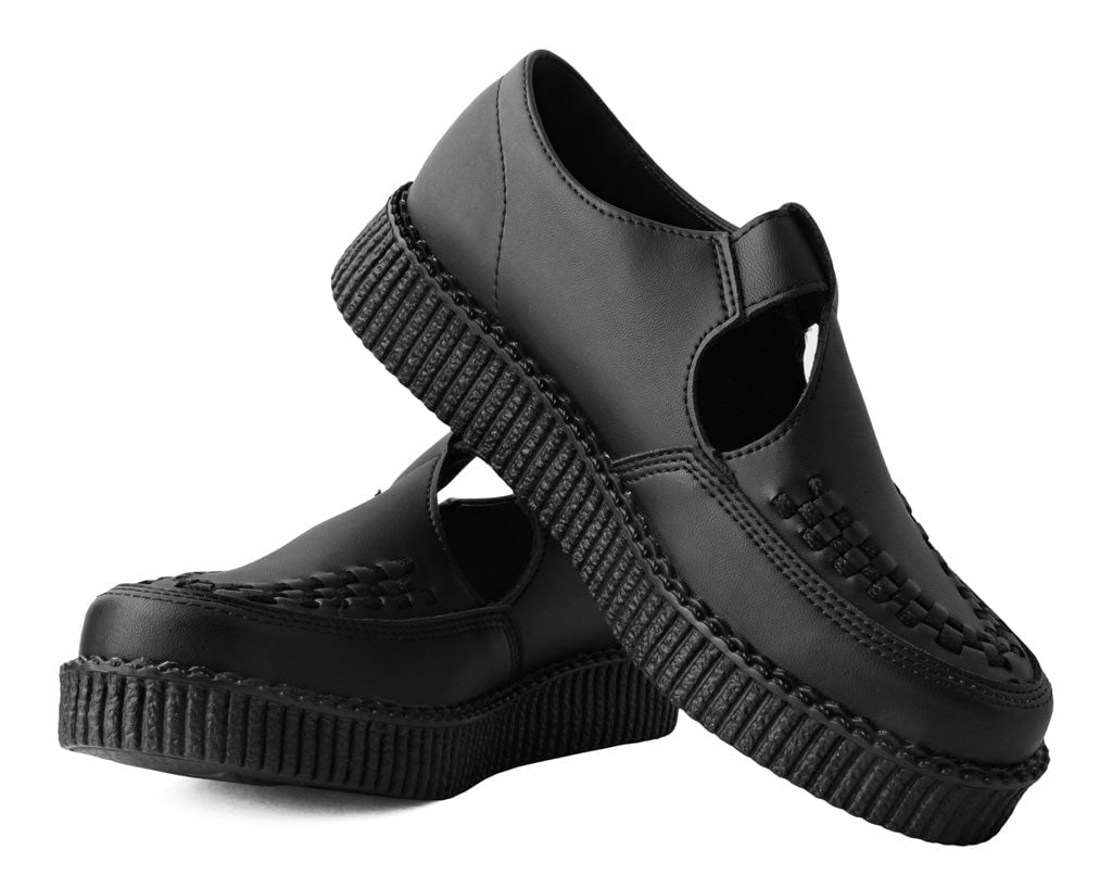 T.U.K. Shoes F3146 Black TUKskin™ Viva Low Sandal