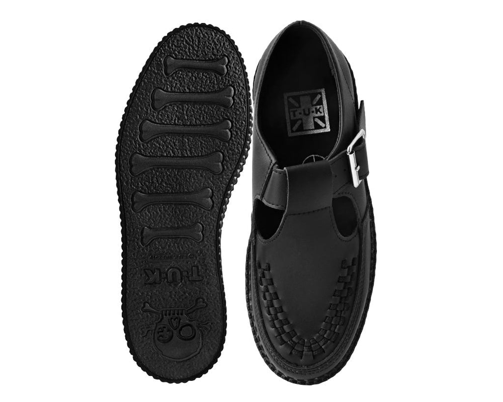 T.U.K. Shoes F3146 Black TUKskin™ Viva Low Sandal