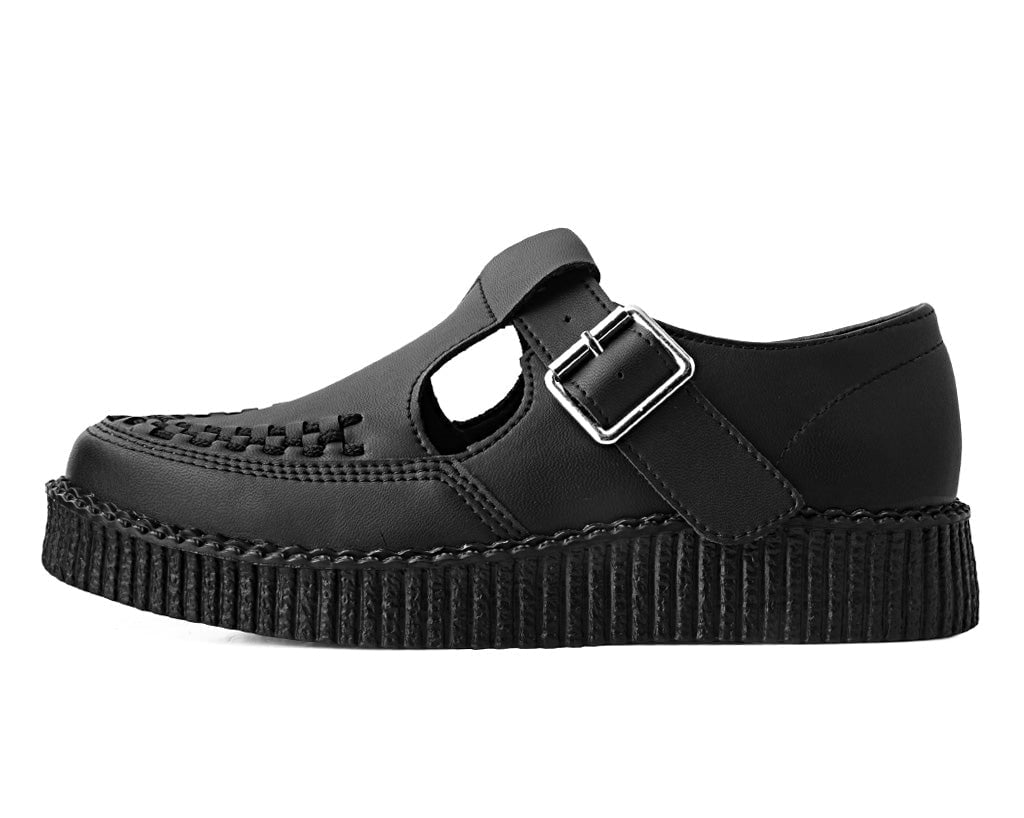 T.U.K. Shoes F3146 Black TUKskin™ Viva Low Sandal