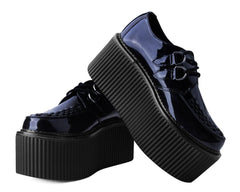 T.U.K. Shoes S9790 Black Patent Classic Stratocreeper