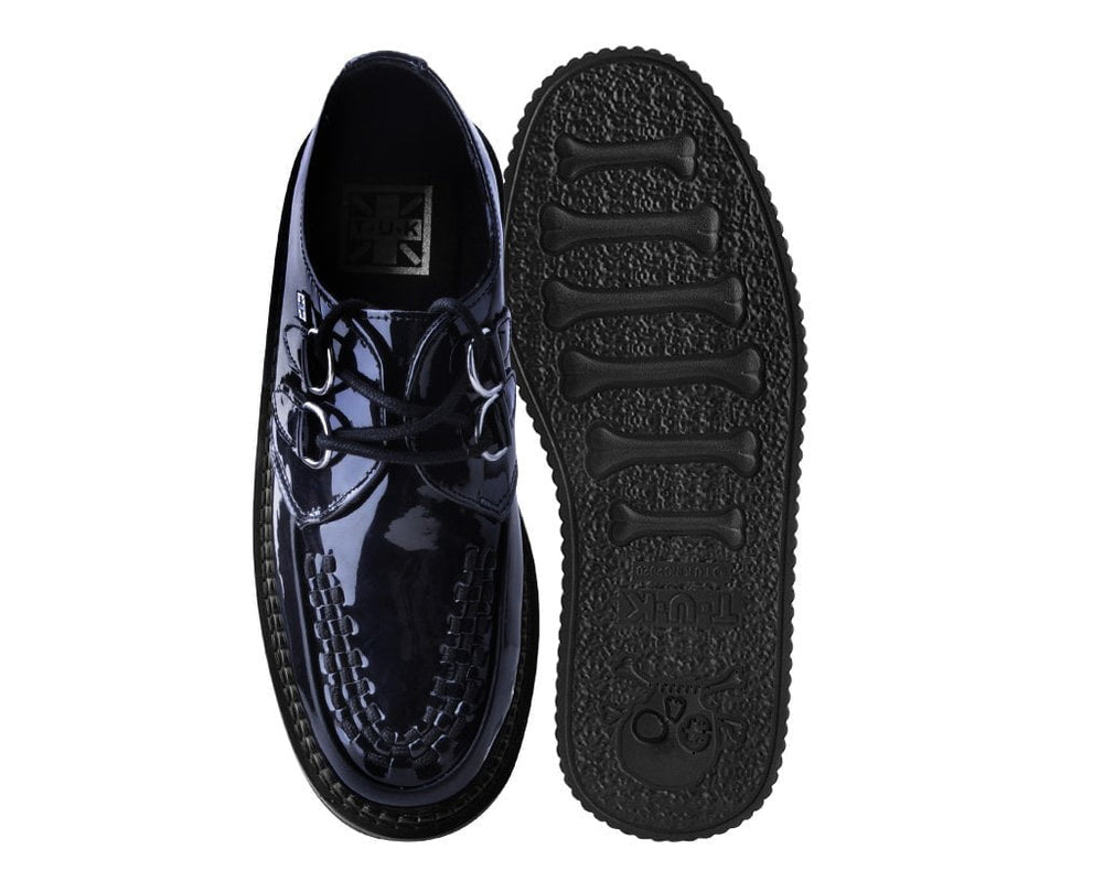 T.U.K. Shoes S9790 Black Patent Classic Stratocreeper