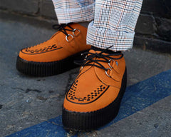 T.U.K. Shoes V9922 Burnt Orange Viva Mondo Creeper