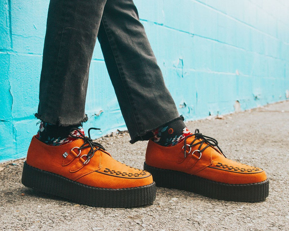 T.U.K. Shoes V9922 Burnt Orange Viva Mondo Creeper