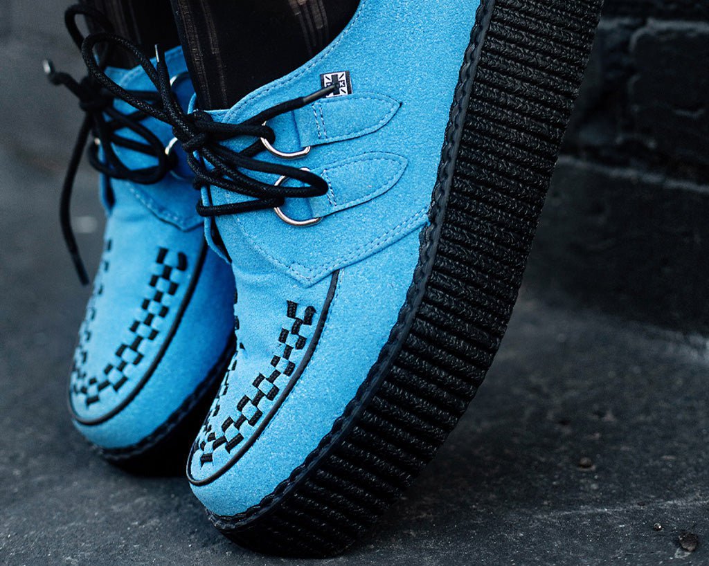 T.U.K. Shoes V3073 Dusty Blue Viva Mondo Creeper