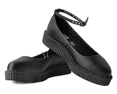 T.U.K. Shoes SA15 Black Mary Jane Strap