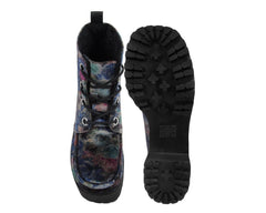 T.U.K. Shoes A3285L Floral Velvet Nosebleed Boot