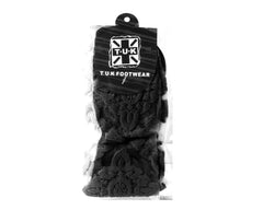 T.U.K. Shoes TSK1145 Black Mid-Calf Mesh Sock TSK1145-OS