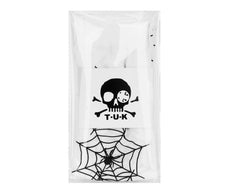 T.U.K. Shoes TSK1176 White Spider Thigh High Sock TSK1176-OS