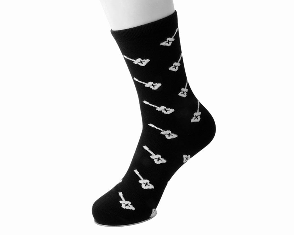 T.U.K. Shoes TSK1043 Black Guitars T.U.K. Women’s Sock TSK1043-OS