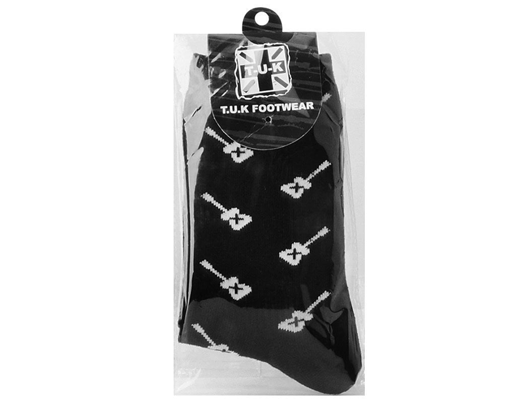 T.U.K. Shoes TSK1043 Black Guitars T.U.K. Women’s Sock TSK1043-OS