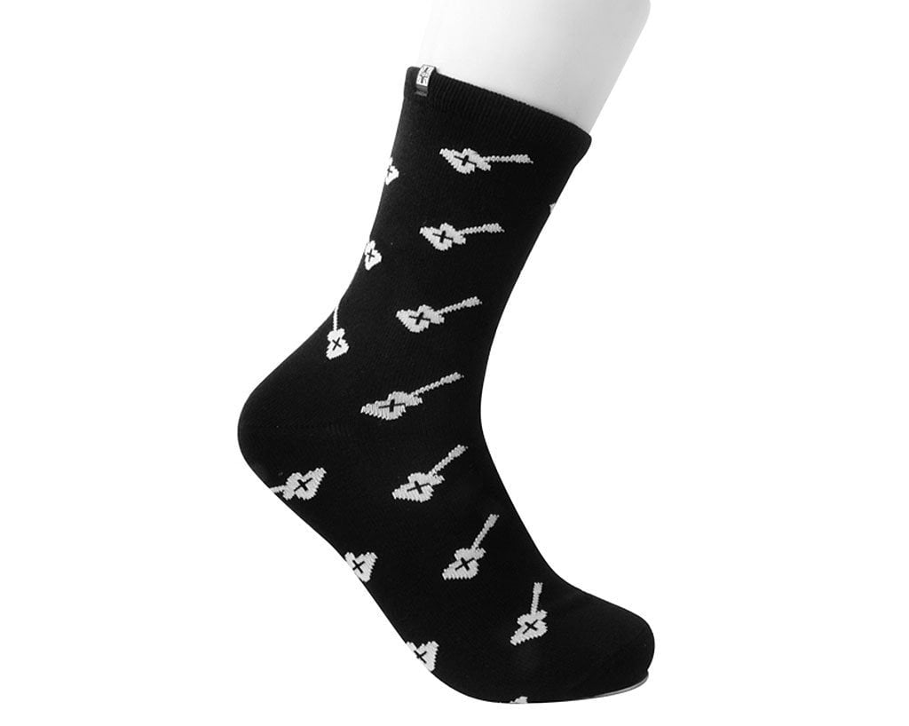 T.U.K. Shoes TSK1043 Black Guitars T.U.K. Women’s Sock TSK1043-OS