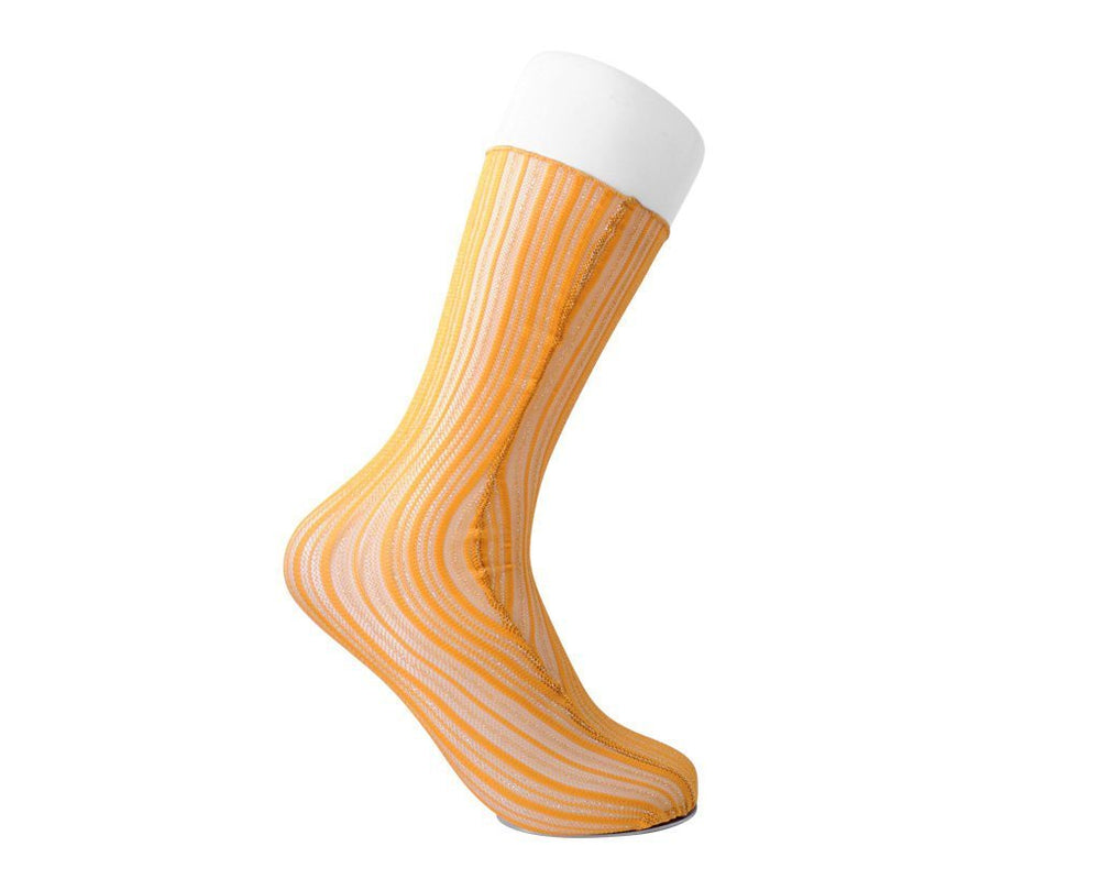 T.U.K. Shoes TSK1086 Mustard Lettuce Trim Lace Sock TSK1086-OS