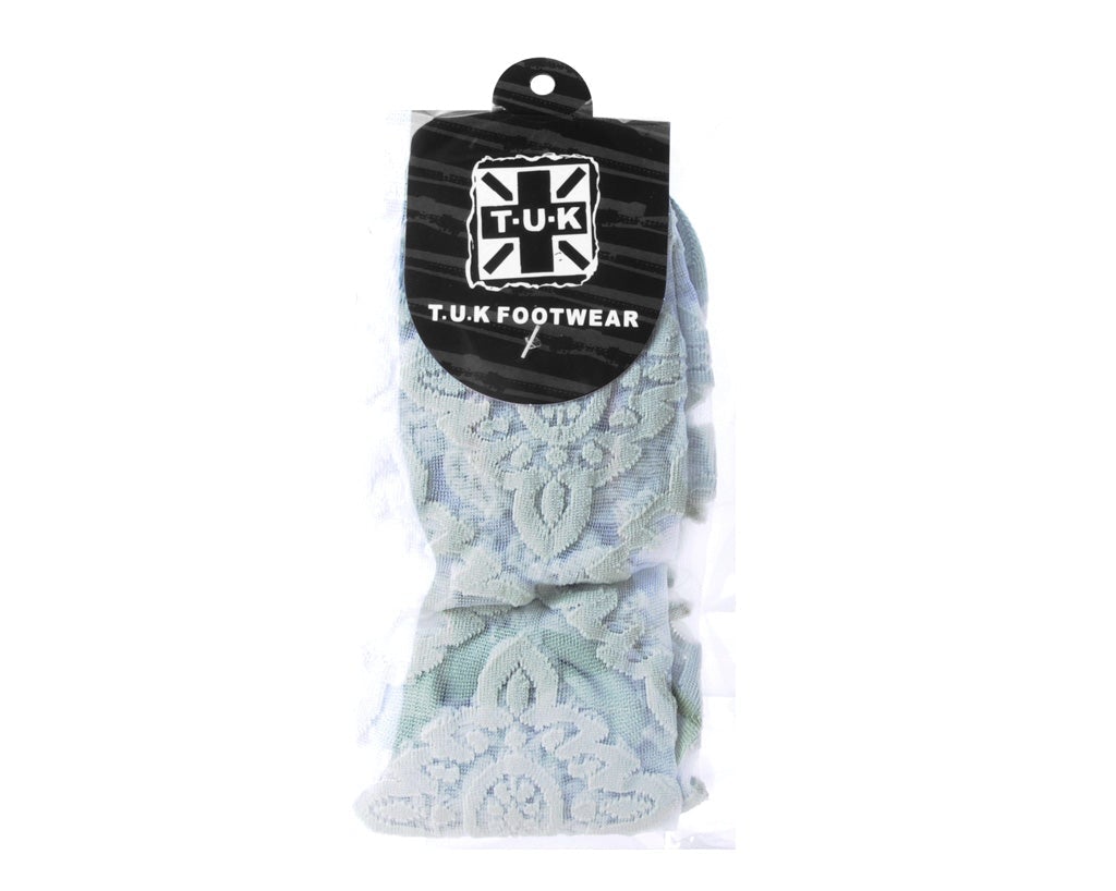 T.U.K. Shoes TSK1146 Sage Mid-Calf Mesh Sock TSK1146-OS