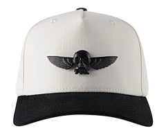 T.U.K. Shoes HT07 Black & Cream T.U.K. Wing Pin Hat HT07-OS