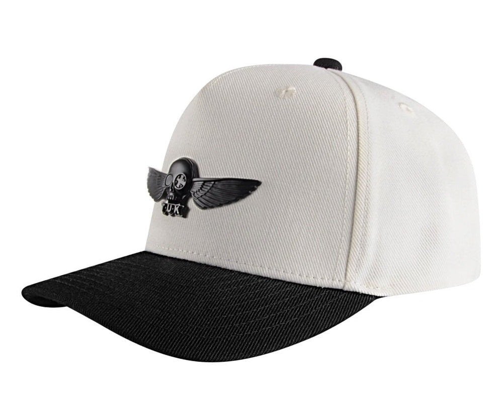T.U.K. Shoes HT07 Black & Cream T.U.K. Wing Pin Hat HT07-OS