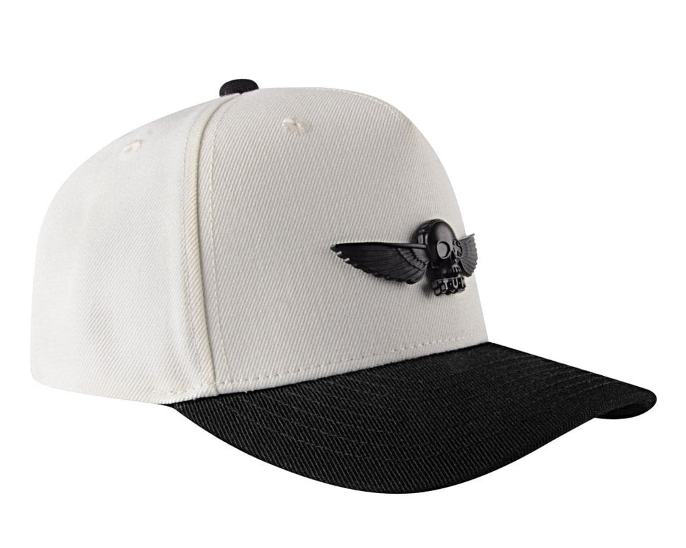 T.U.K. Shoes HT07 Black & Cream T.U.K. Wing Pin Hat HT07-OS