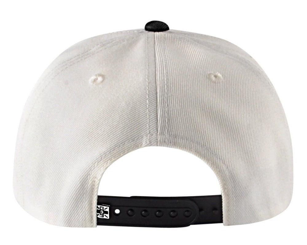 T.U.K. Shoes HT08 Black & Cream Skull Logo Hat HT08-OS