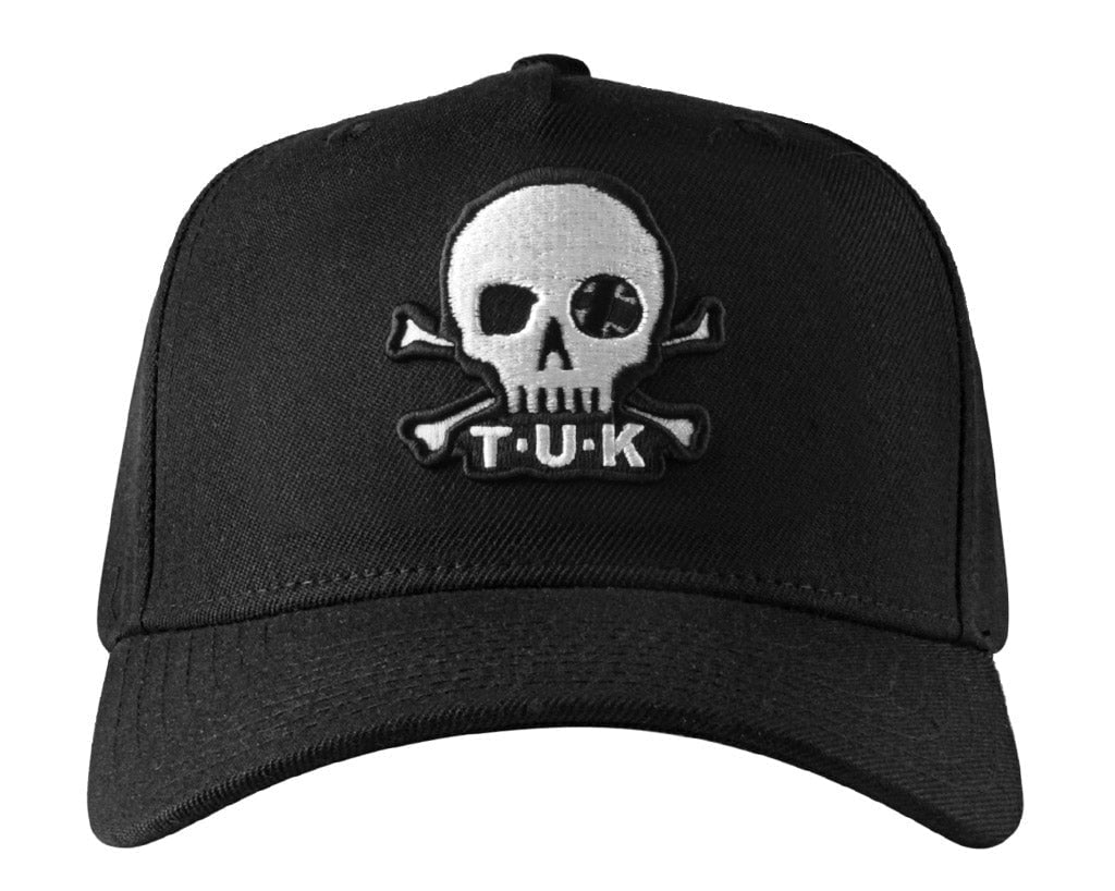 T.U.K. Shoes HT05 Black Skull Logo Hat HT05-OS
