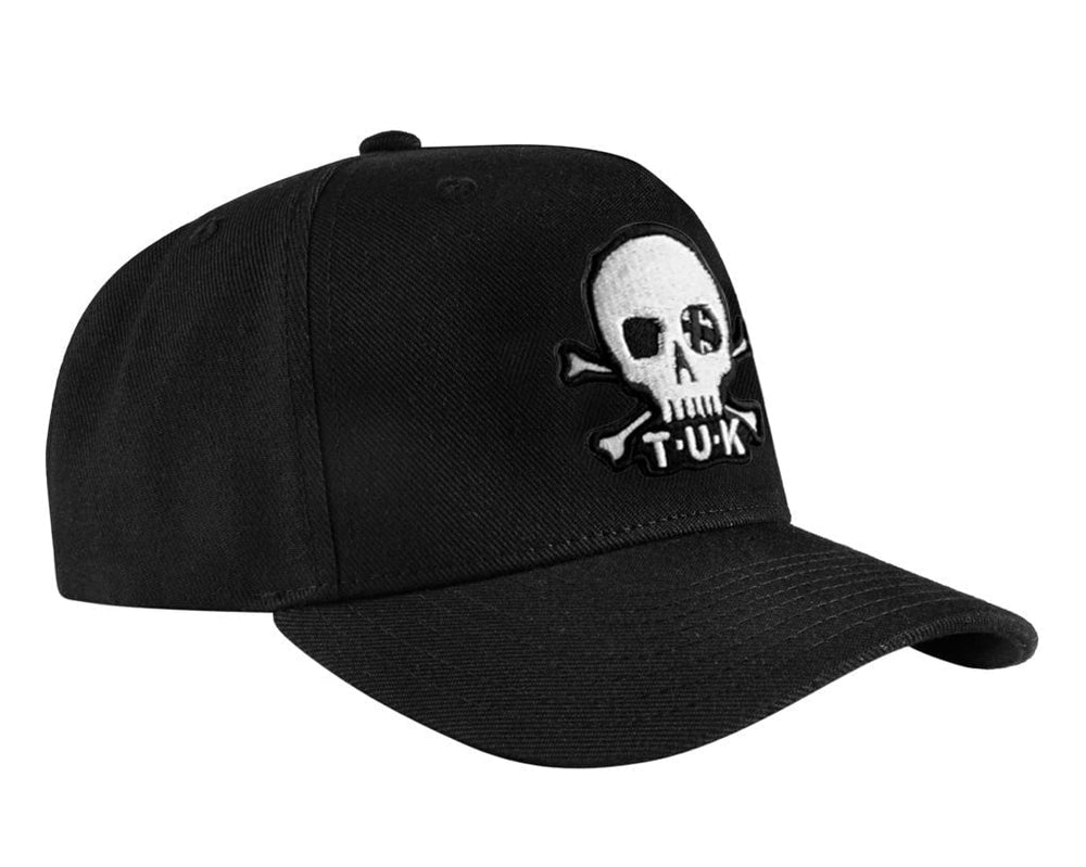 T.U.K. Shoes HT05 Black Skull Logo Hat HT05-OS