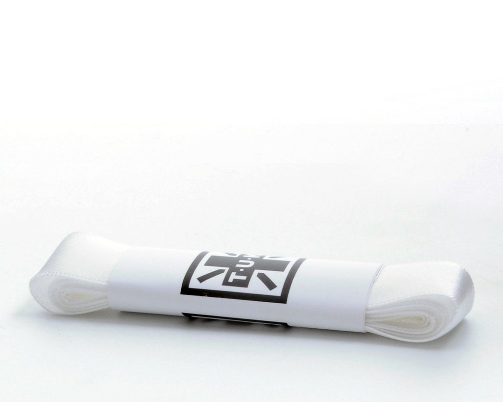 T.U.K. Shoes LC018-120WHS-OS 120 CM White Satin Laces LC018-120WHS-OS