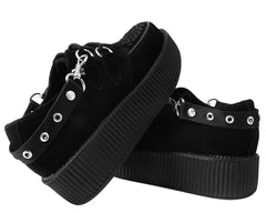 T.U.K. Shoes SA02 Eyelet Black Bondage Shoe Straps