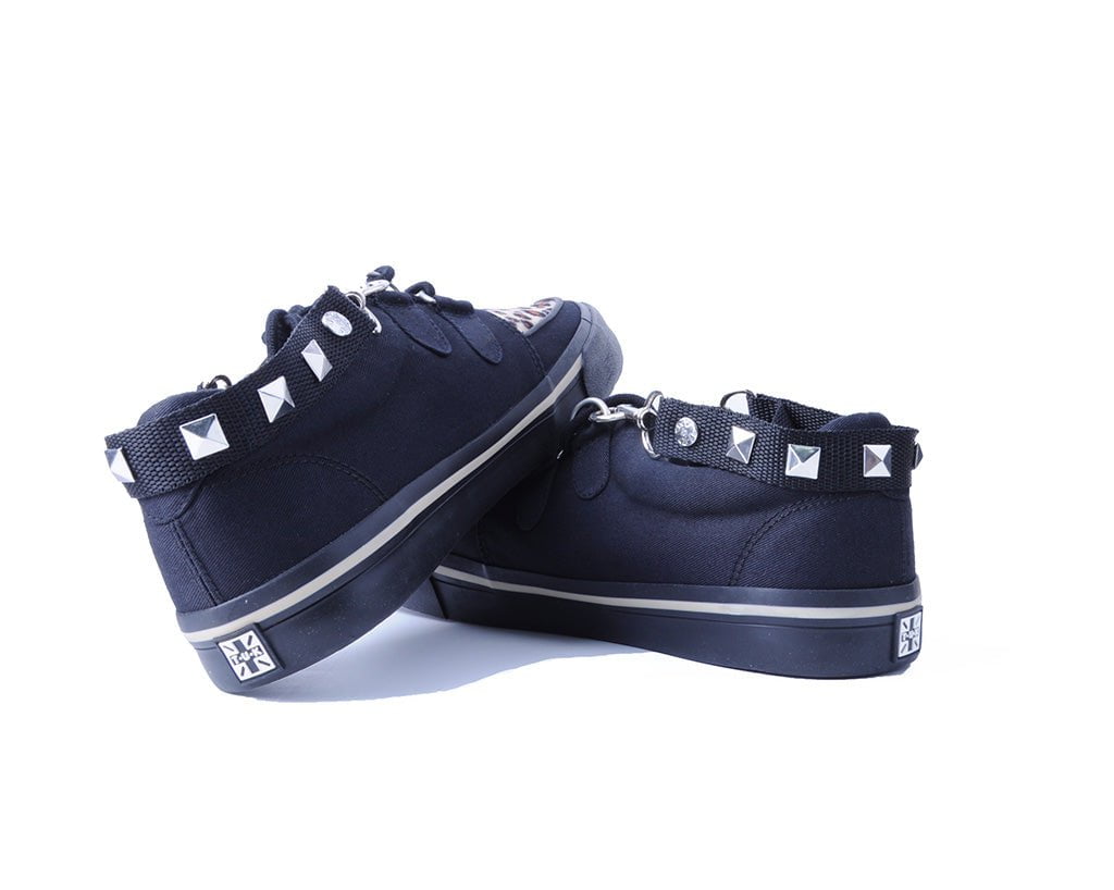 T.U.K. Shoes SA16 Silver Pyramid Stud Bondage Strap