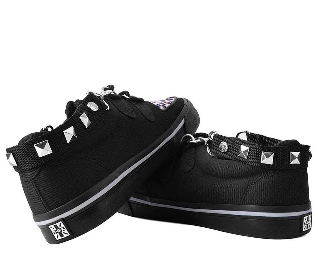 T.U.K. Shoes SA03 Pyramid Black Bondage Shoe Straps