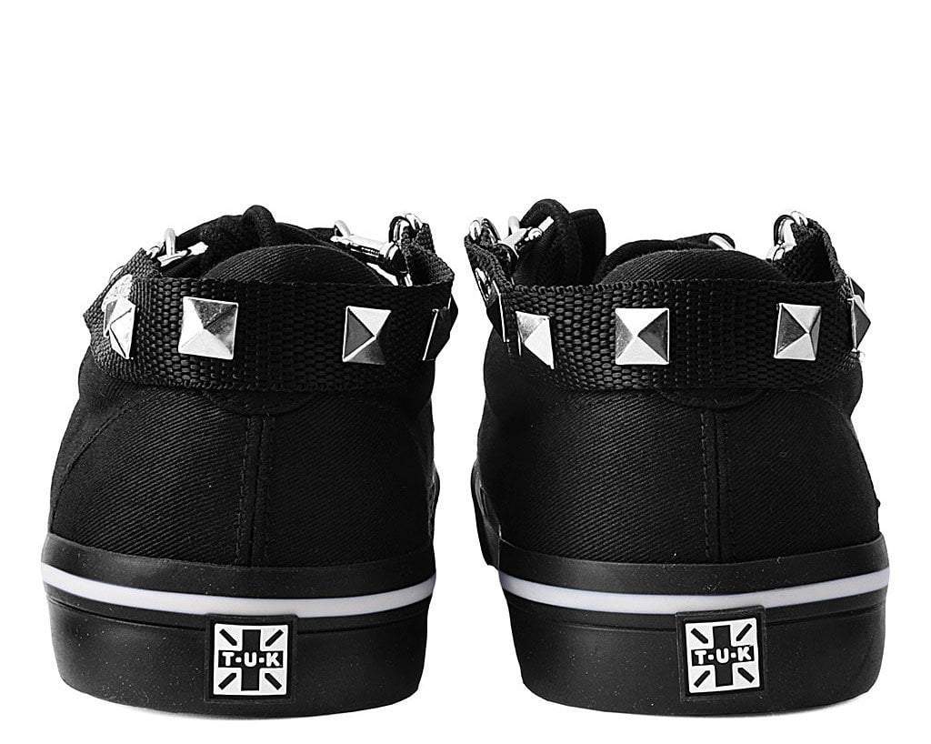 T.U.K. Shoes SA03 Pyramid Black Bondage Shoe Straps