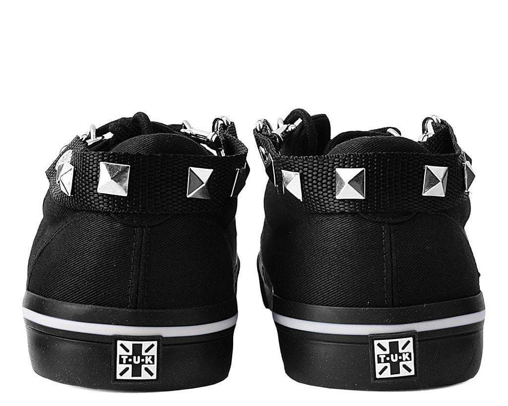 T.U.K. Shoes SA03 Pyramid Black Bondage Shoe Straps
