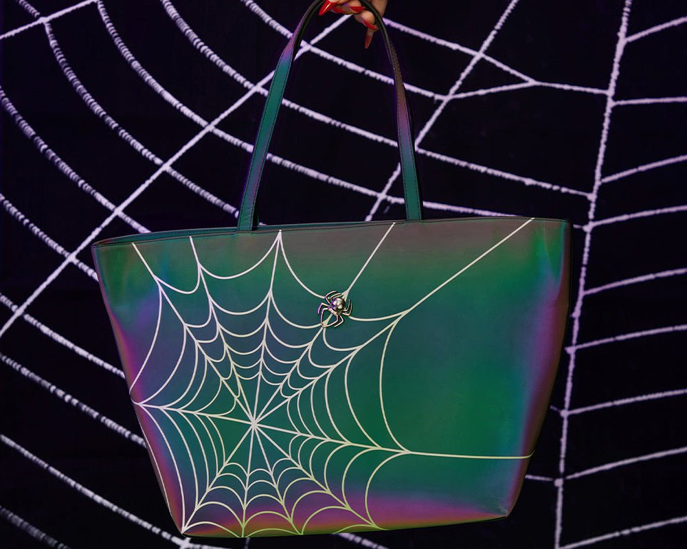 T.U.K. Shoes BG14 Midnight Chameleon Web Tote Bag BG14-OS