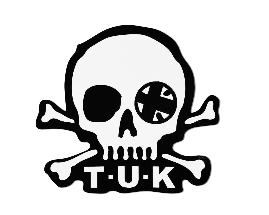 T.U.K. Shoes P0080-OS TUK Skull Logo Sticker P0080-OS