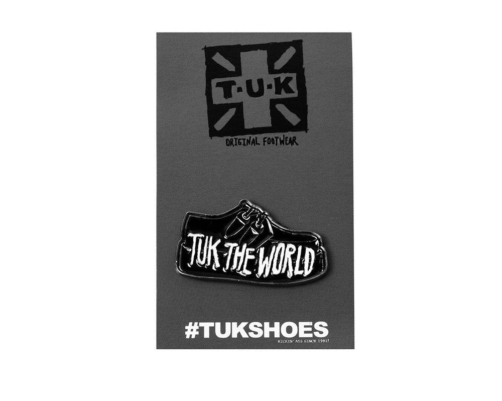 T.U.K. Shoes P0070 TUK The World Creeper Enamel Pin P0070