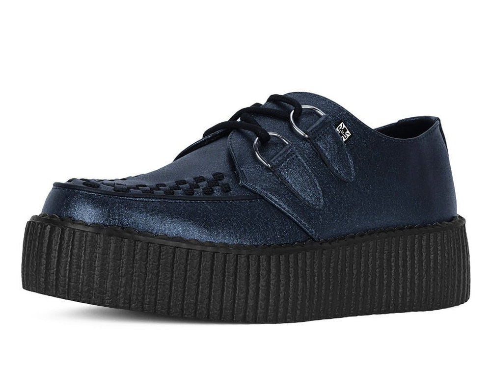 T.U.K. Shoes V3321 Midnight Metallic Viva Mondo Creeper