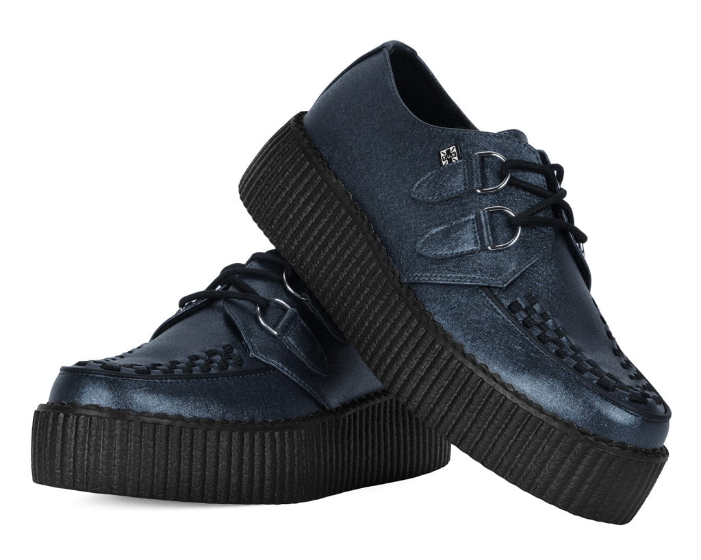 T.U.K. Shoes V3321 Midnight Metallic Viva Mondo Creeper