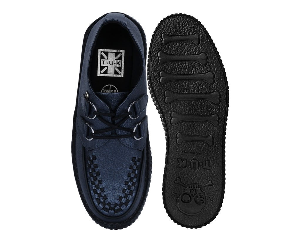 T.U.K. Shoes V3321 Midnight Metallic Viva Mondo Creeper