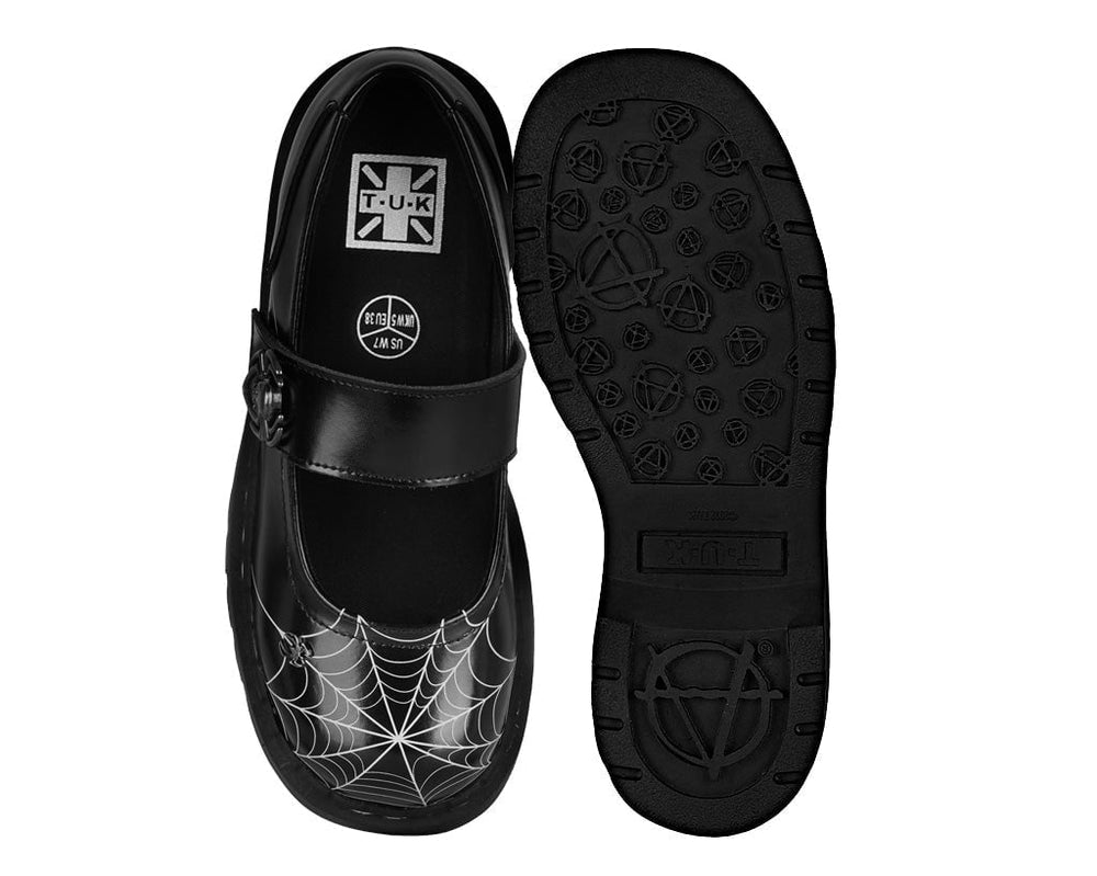 T.U.K. Shoes T2356 Spider Web Mary Jane