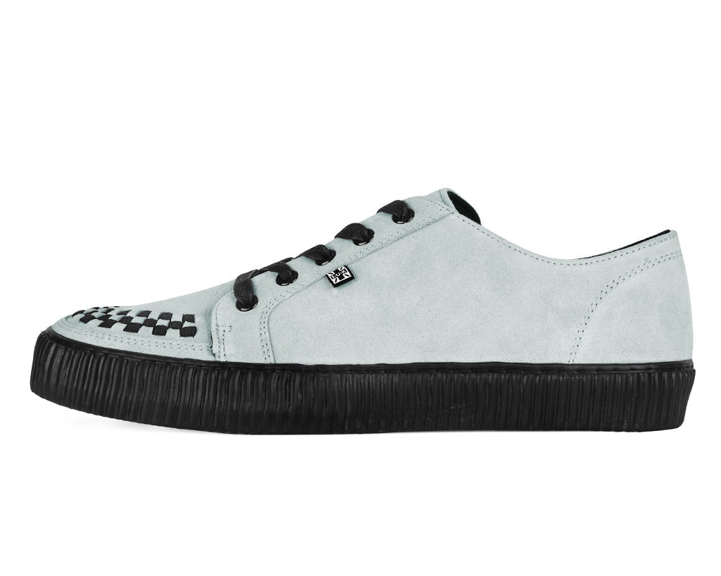 T.U.K. Shoes A3379 Grey Lace-Up Creeper Sneaker