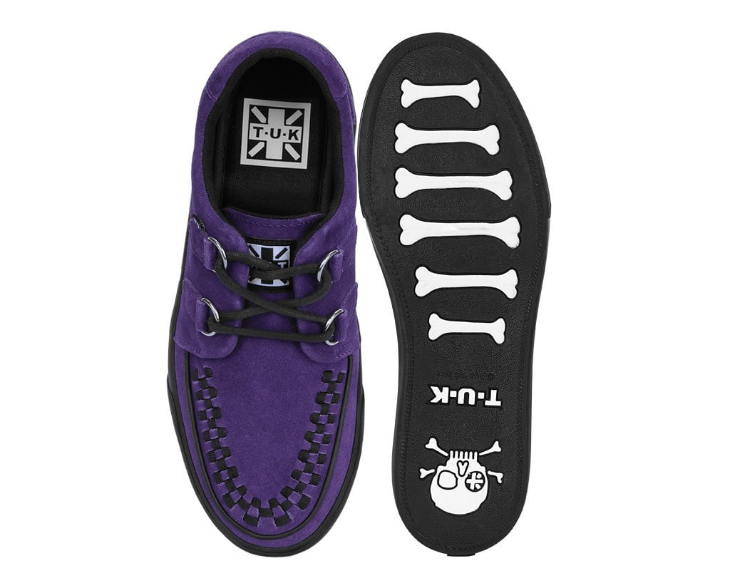 T.U.K. Shoes A3034 Purple Suede Sneaker